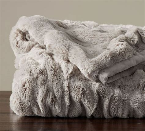 pottery barn blanket|pottery barn fur throw blanket.